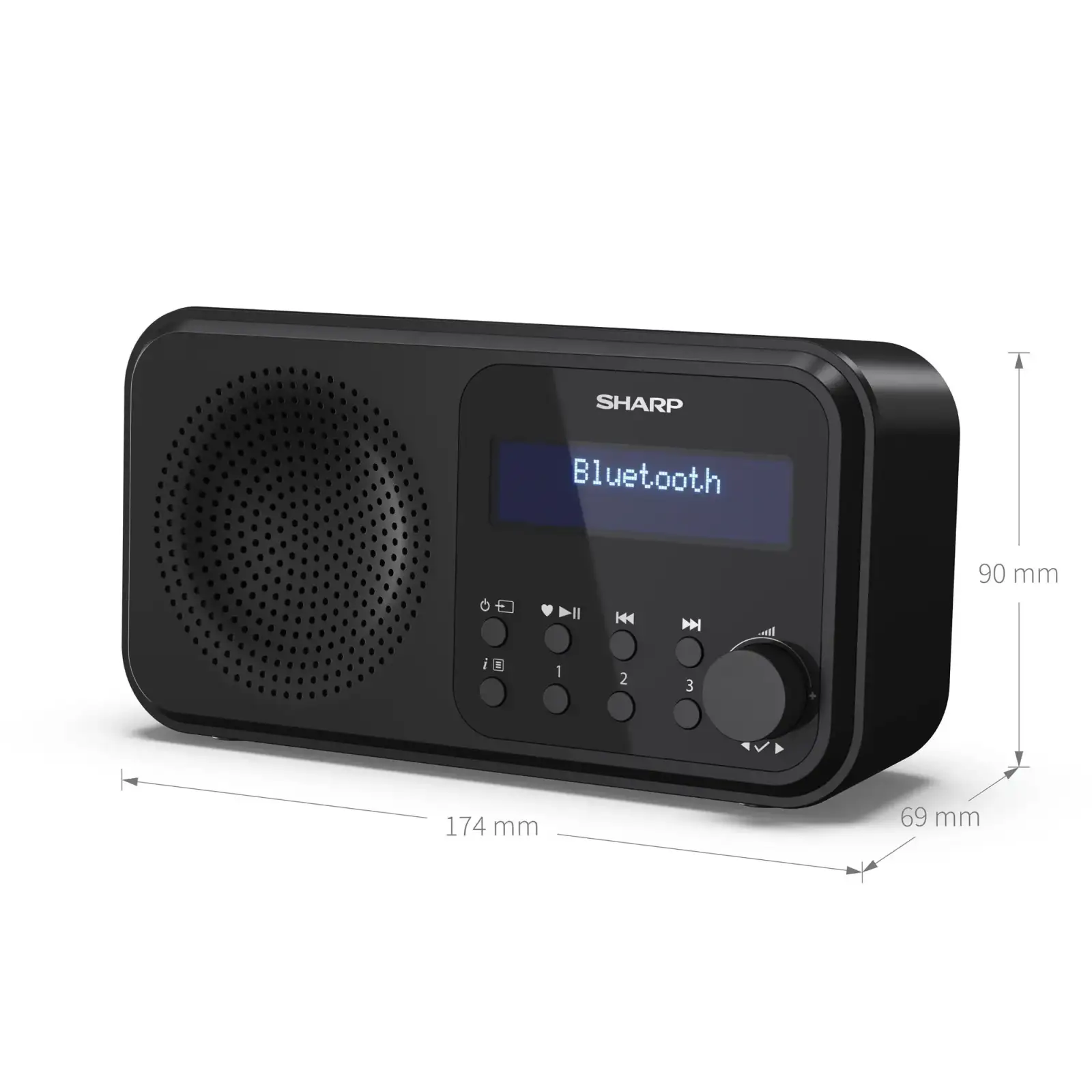 Радіоприймач Sharp DR-P420 Midnight Black (DR-P420(BK)) UA