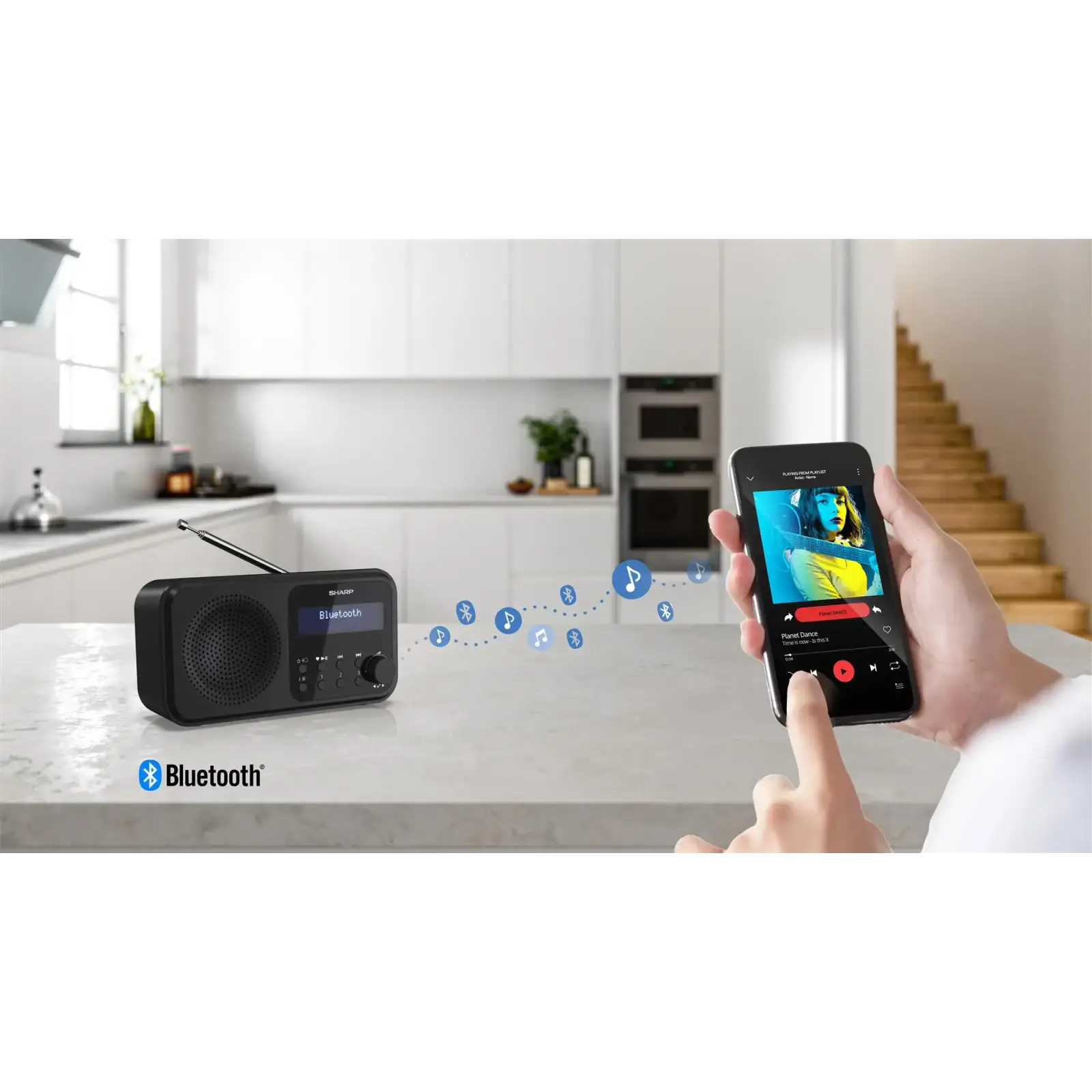 Радіоприймач Sharp DR-P420 Midnight Black (DR-P420(BK)) UA