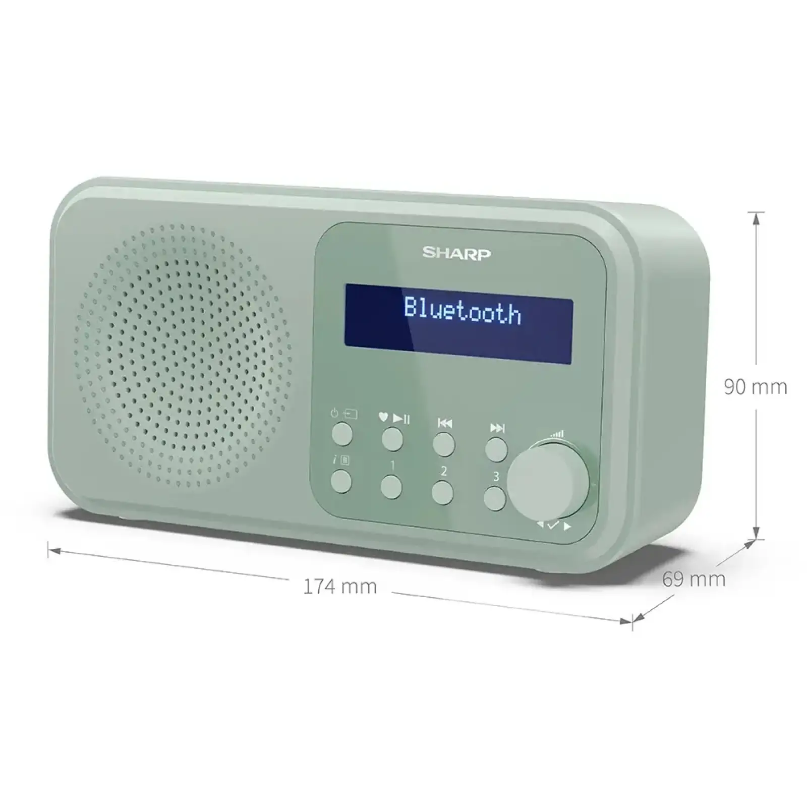 Радіоприймач Sharp DR-P420 Green (DR-P420(GN)) UA