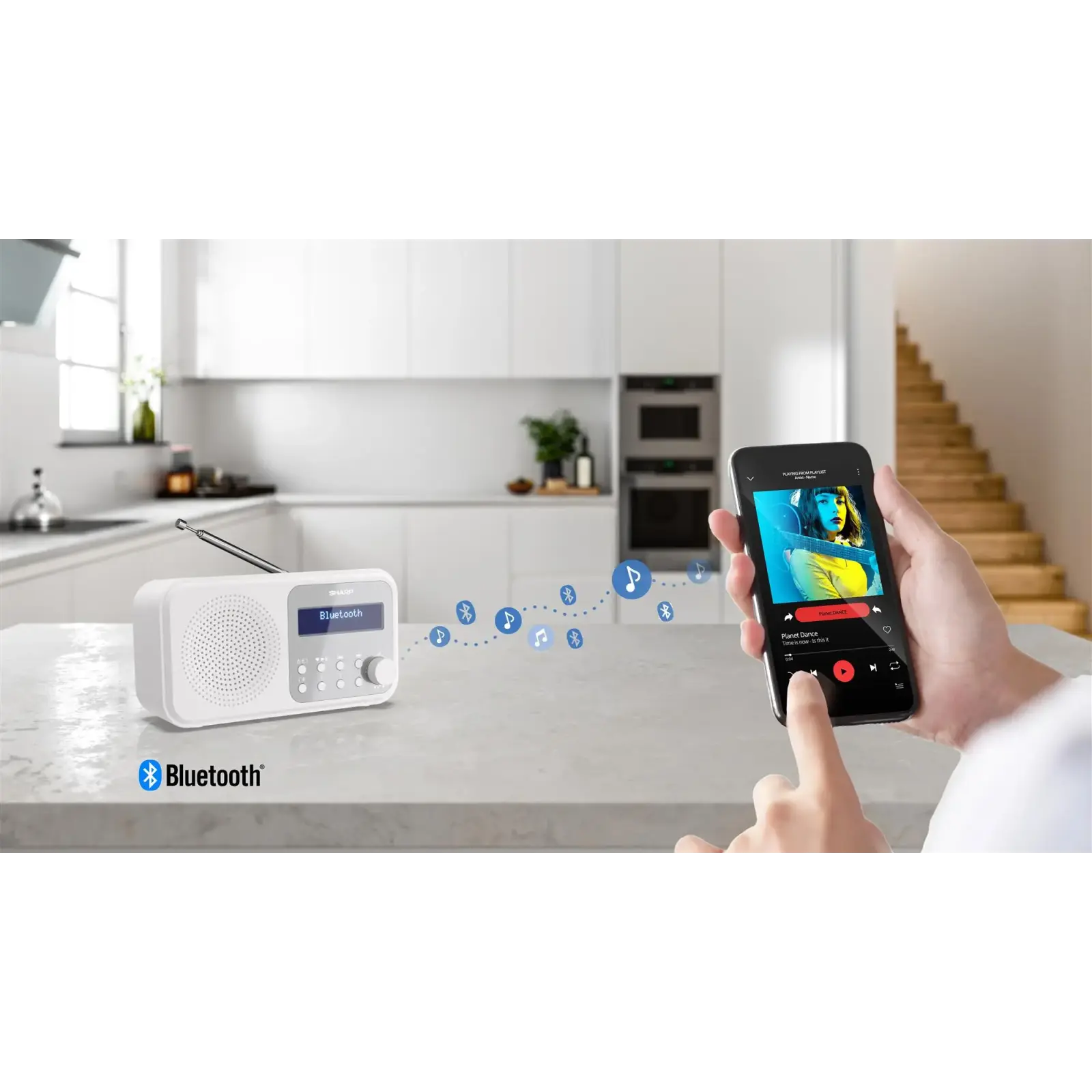 Радіоприймач Sharp DR-P420 Snowy White (DR-P420(WH)) UA