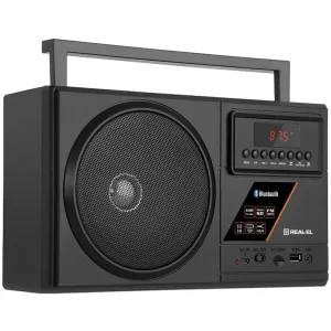 Радіоприймач REAL-EL X-700 Black UA