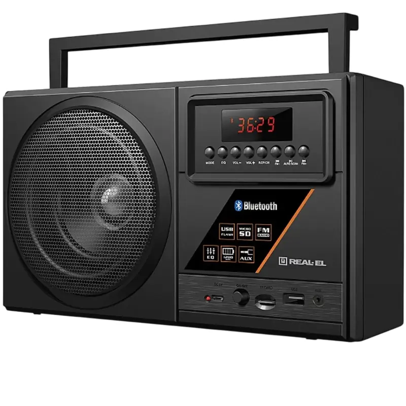 Радіоприймач REAL-EL X-700 Black UA