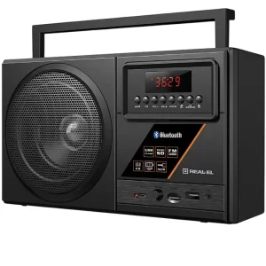 Радіоприймач REAL-EL X-700 Black UA