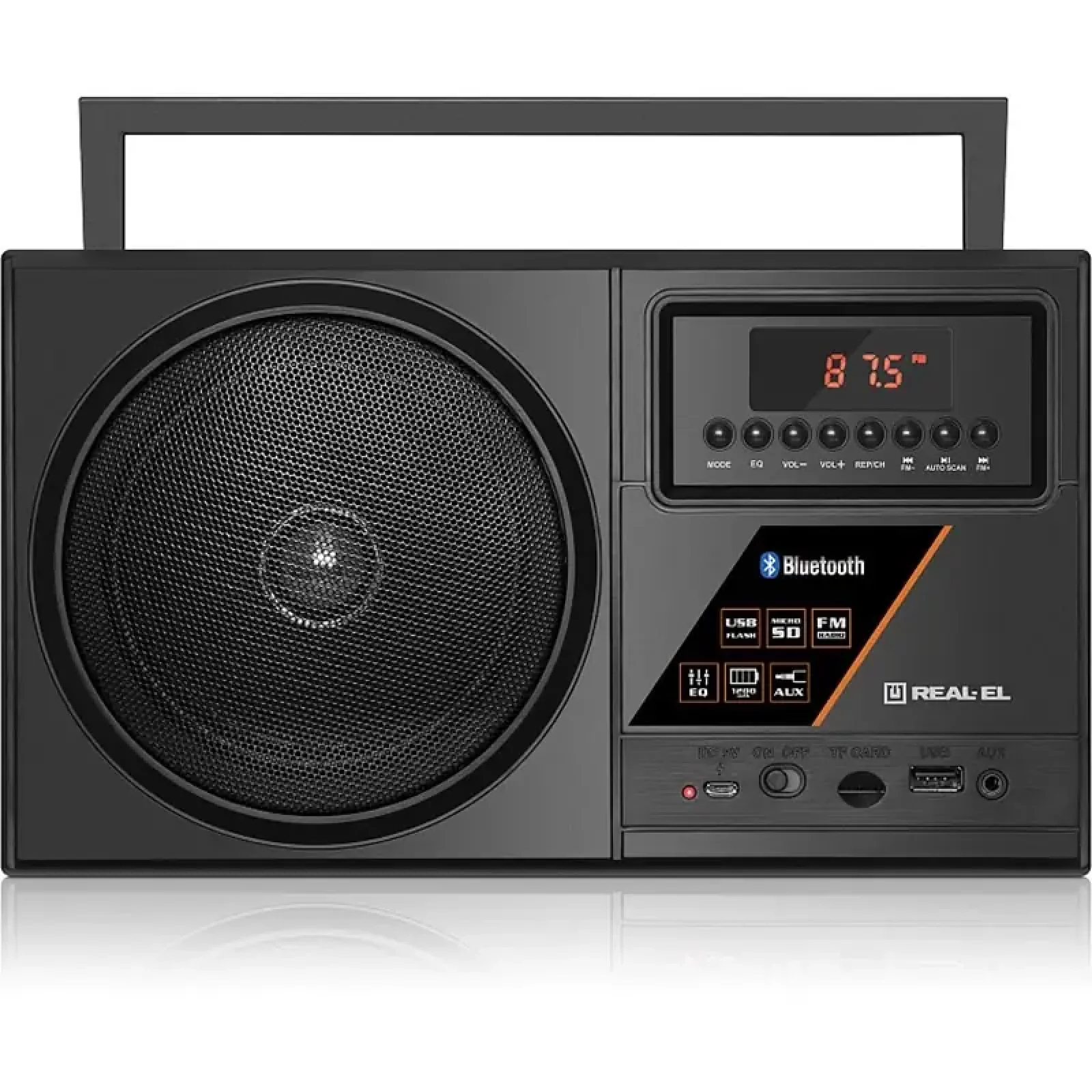 Радіоприймач REAL-EL X-700 Black UA