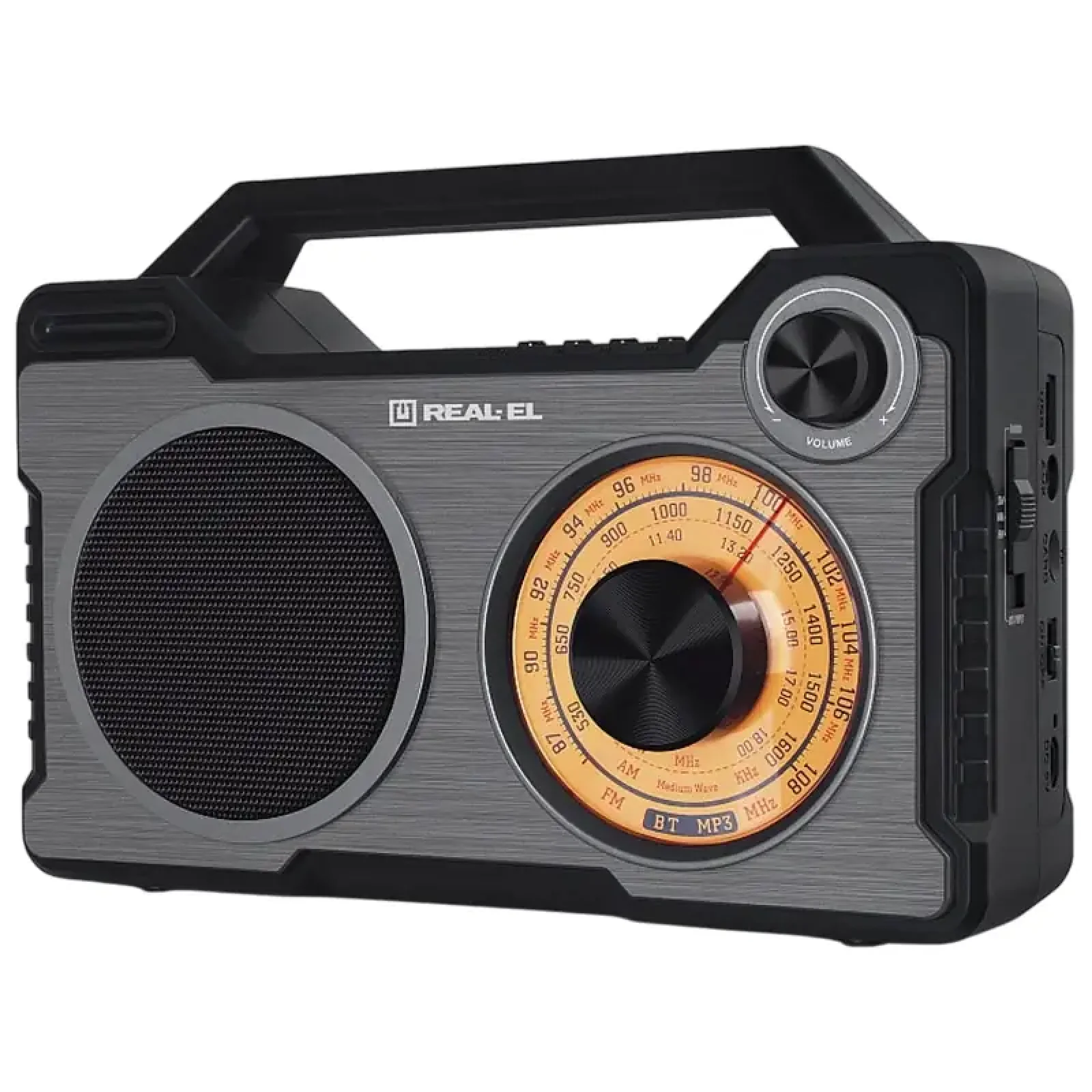 Радіоприймач REAL-EL X-703 Black UA