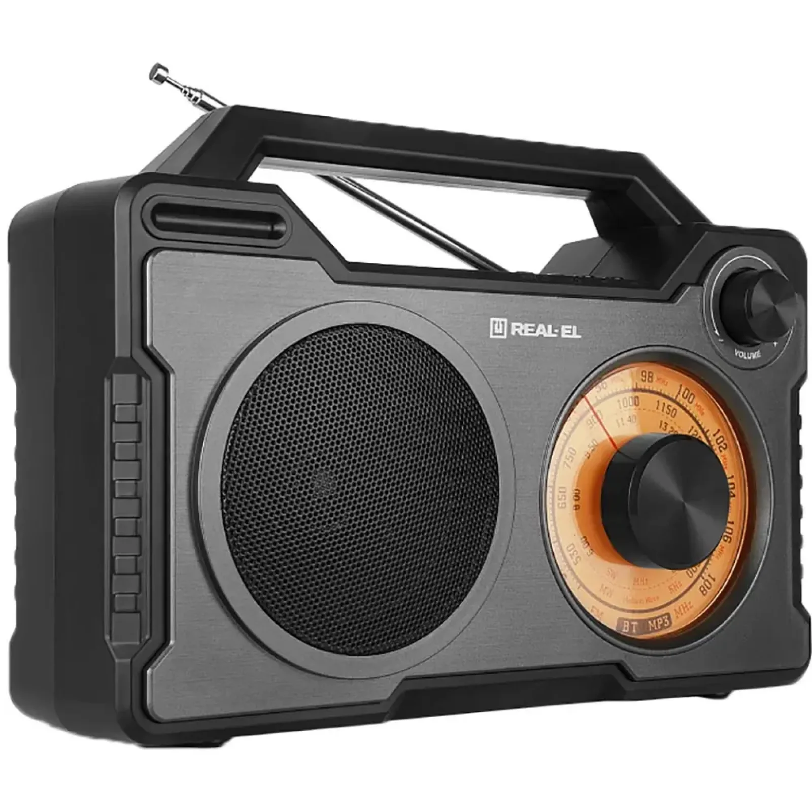 Радіоприймач REAL-EL X-703 Black UA