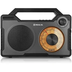 Радіоприймач REAL-EL X-703 Black UA