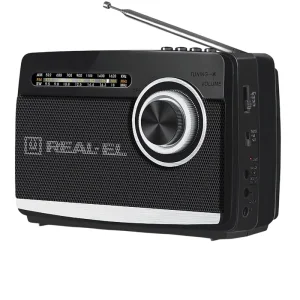 Радіоприймач REAL-EL X-510 Black UA