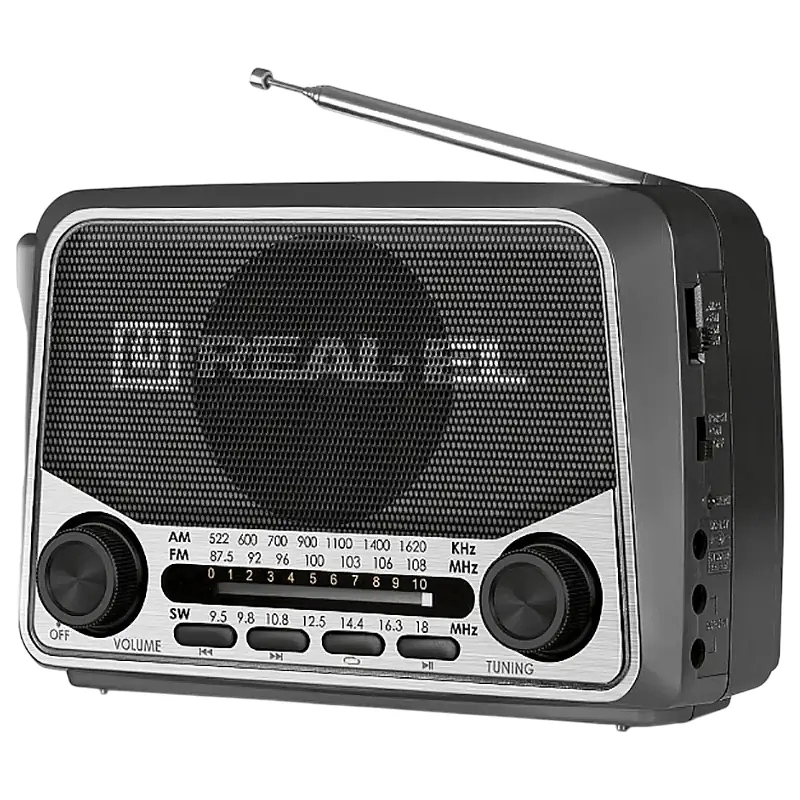 Радіоприймач REAL-EL X-525 Grey UA