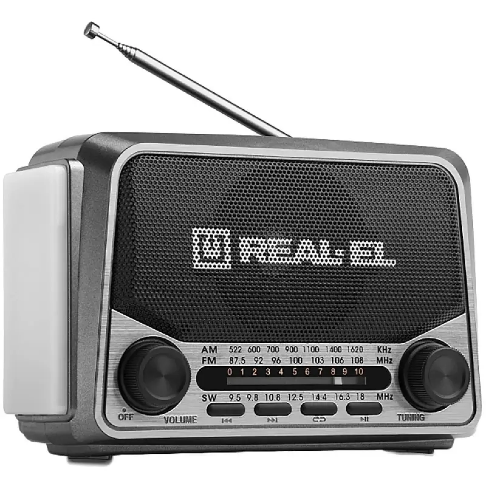Радіоприймач REAL-EL X-525 Grey UA