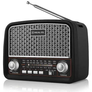 Радіоприймач REAL-EL X-520 Black UA