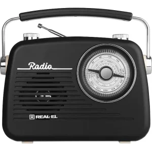 Радіоприймач REAL-EL X-540 Black-Yellow UA