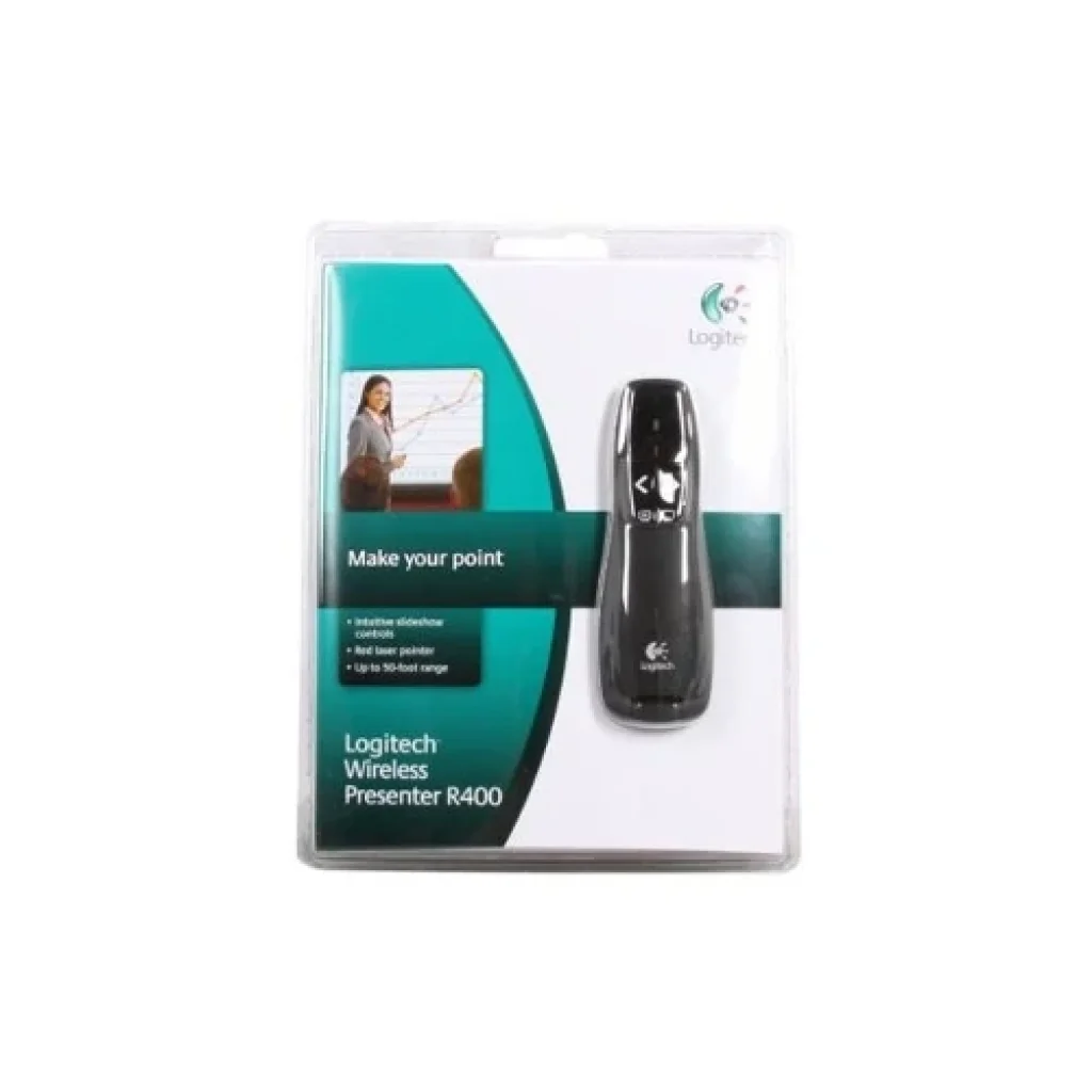 Пульт бездротовий Logitech R400 (910-001356) Black USB UA