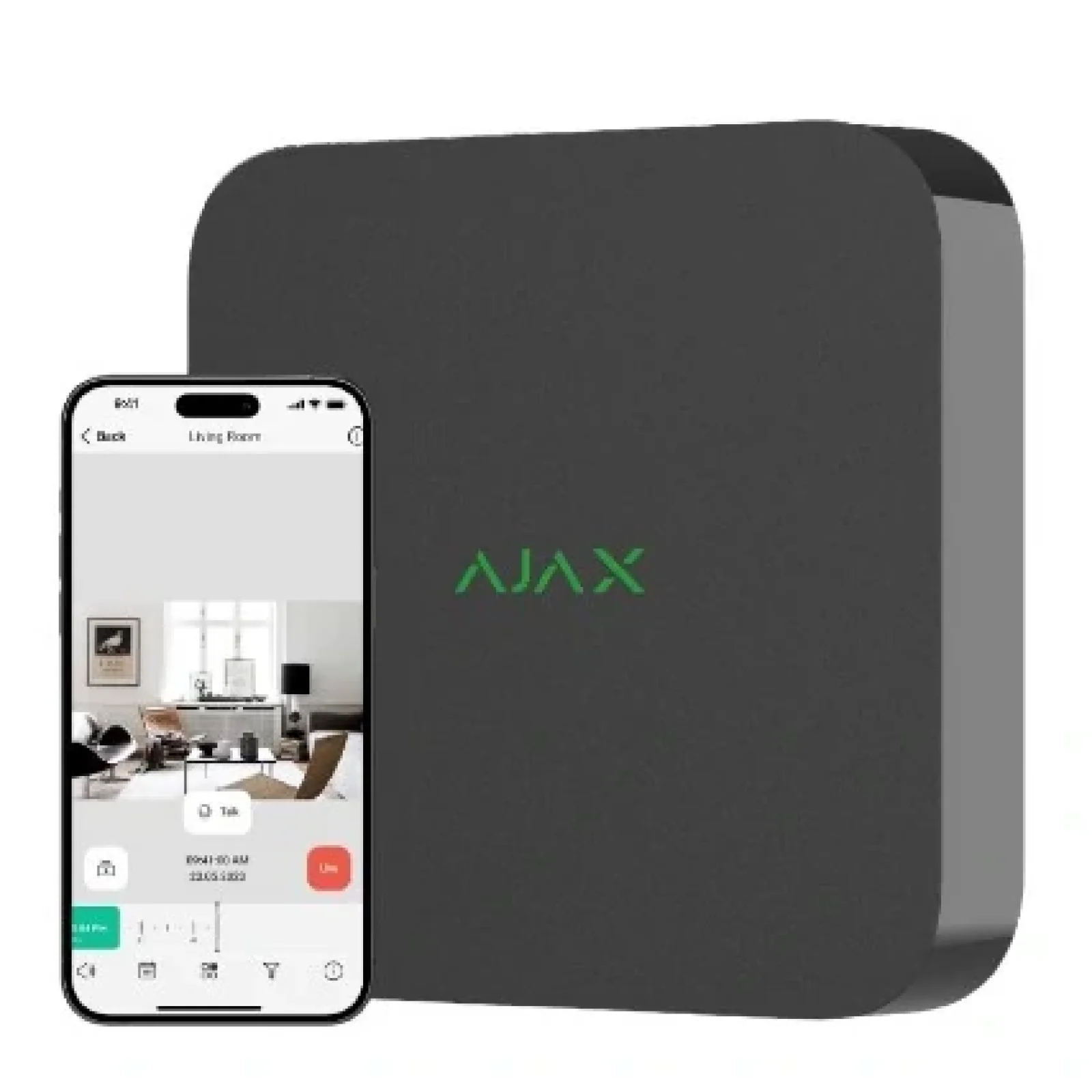 Відеореєстратор Ajax NVR (8ch) black UA