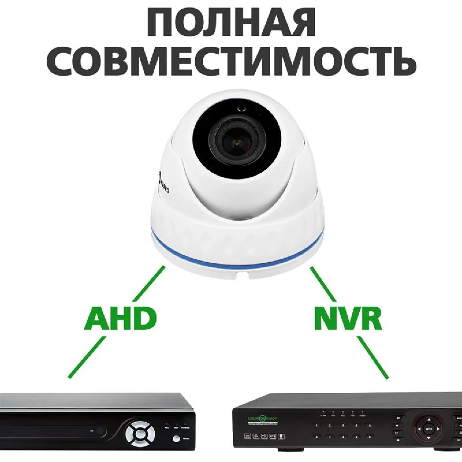 AHD камера Green Vision GV-083-GHD-H-DOS20-20 1080Р (LP7644) UA