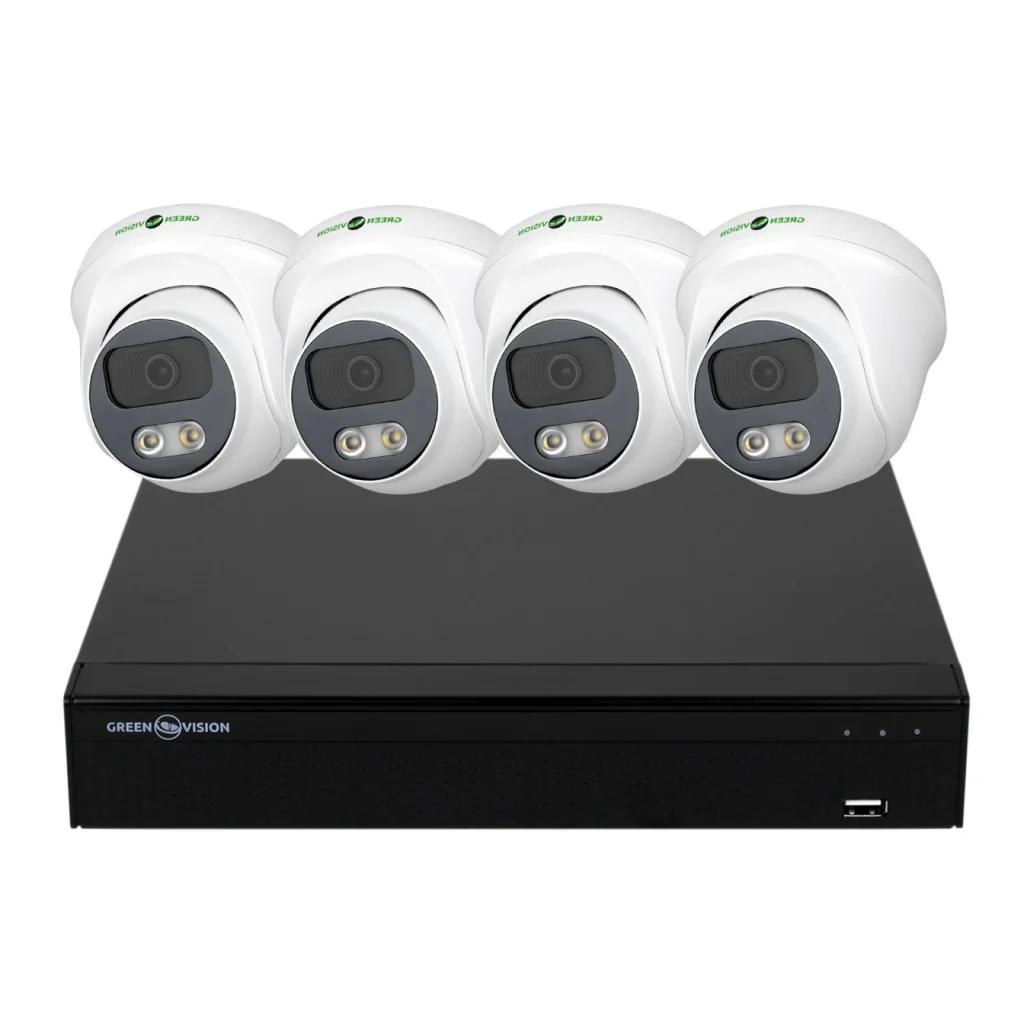 Комплект видеонаблюдения GreenVision GV-K-E35/04 5MP (LP14292) UA