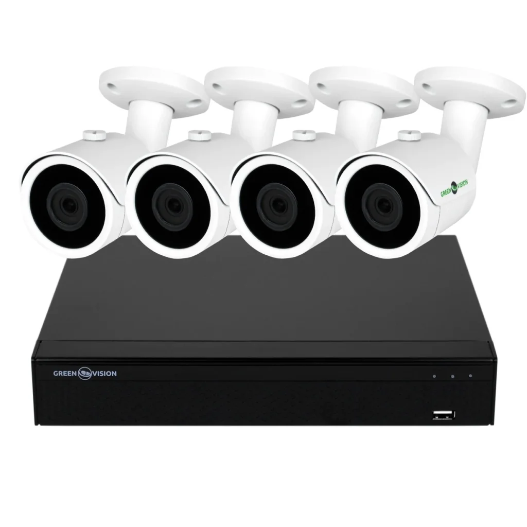 Комплект видеонаблюдения GreenVision GV-K-S13/04 1080P (LP5525) UA
