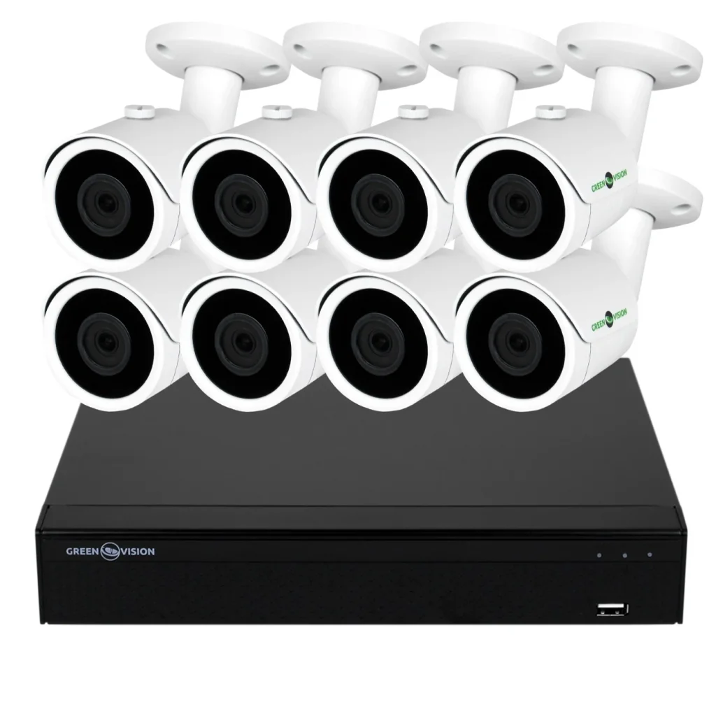Комплект видеонаблюдения GreenVision GV-K-S14/08 1080P (LP5526) UA