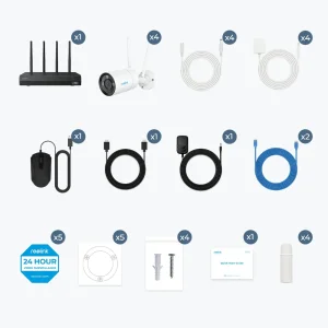 Комплект відеоспостереження Reolink NVS12-8MB4W UA