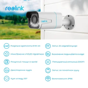 IP камера Reolink P430 (RLC-811A) UA