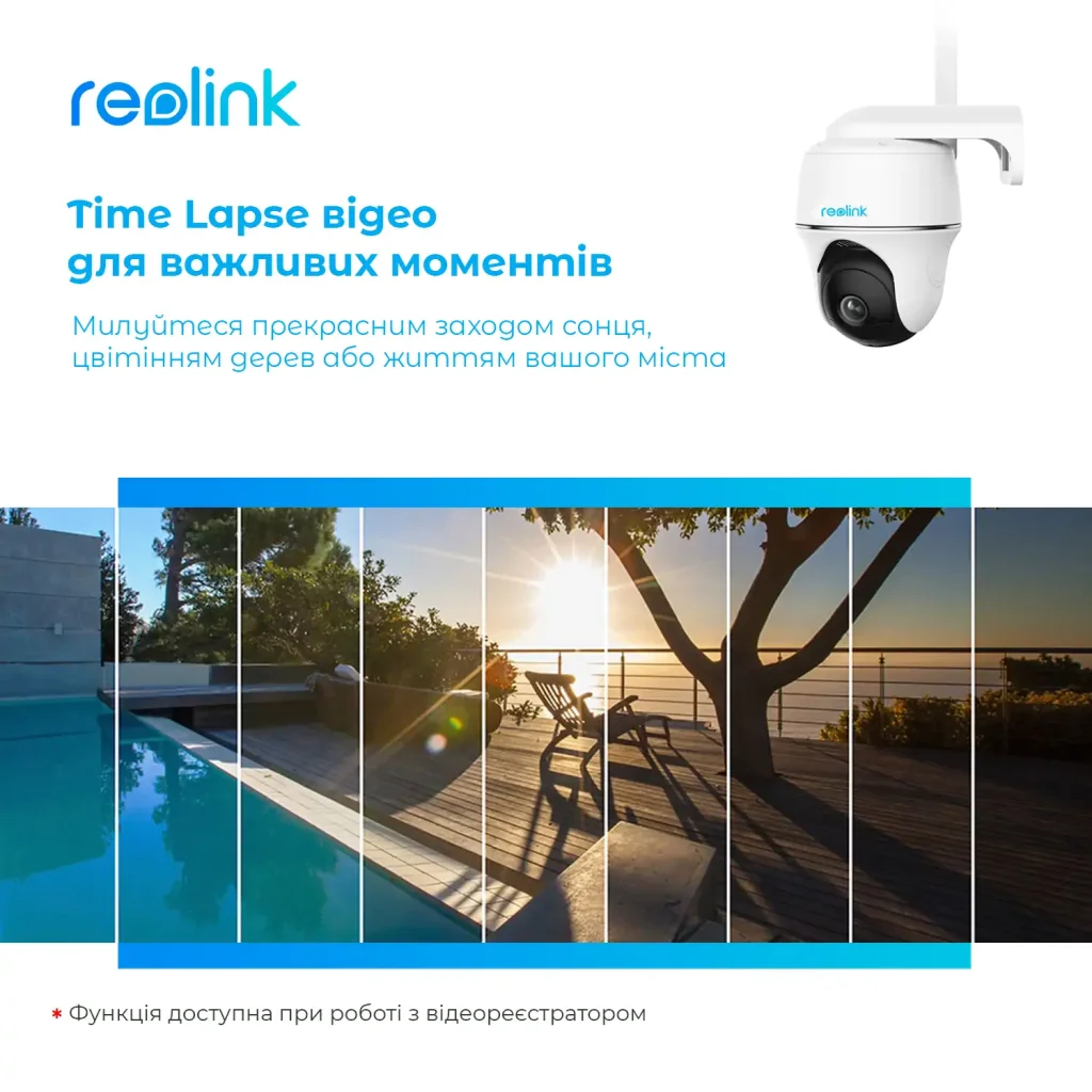 IP камера Reolink Go PT Plus без солнечной панели UA