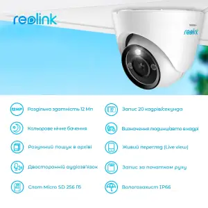 IP камера Reolink RLC-1224A 2.8 mm UA