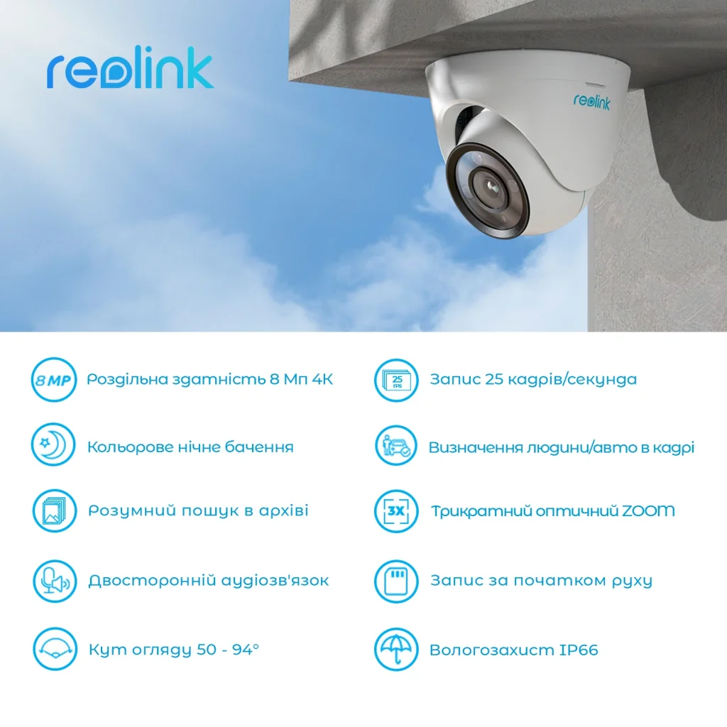 IP камера Reolink RLC-833A UA