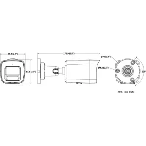 IP камера Hikvision DS-2CD1047G3H-LIUF 4МП (4мм) UA