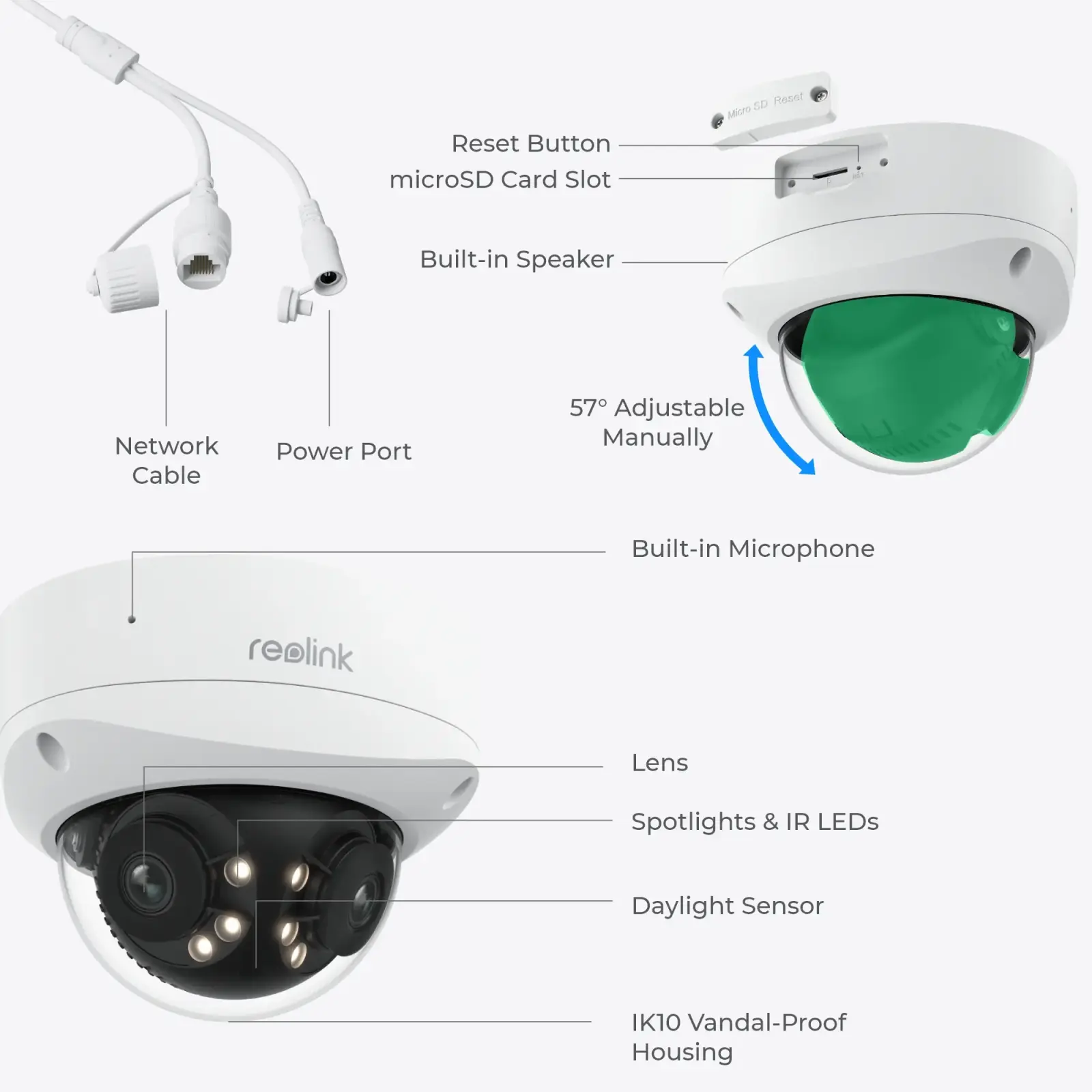 IP-камера Reolink Duo Series P757 (Duo 3V PoE) UA