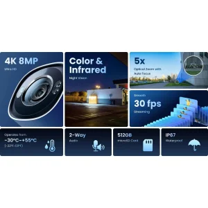 IP-камера Reolink RP-PCB8MZ 2.7-13.5 mm UA