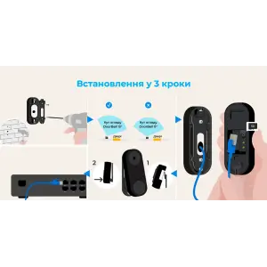 Видеозвонок Reolink D340W (Video Doorbell Wi-Fi) UA