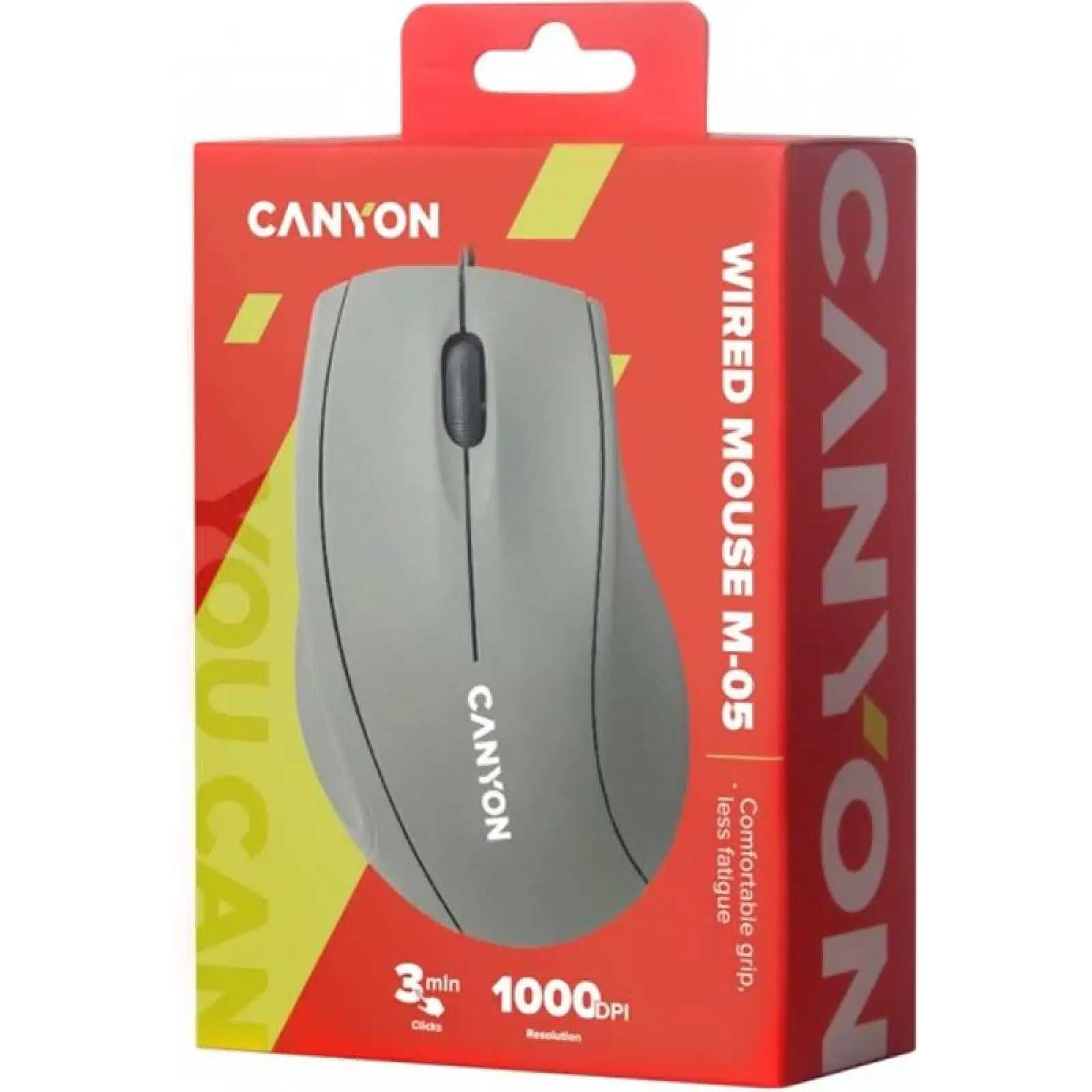 Мышь Canyon M-05 Dark Grey (CNE-CMS05DG) USB UA
