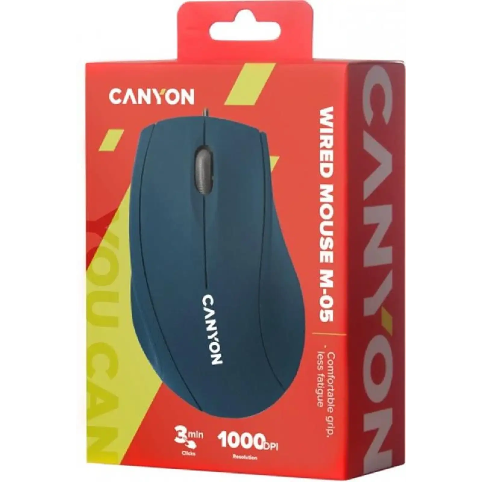 Мышь Canyon M-05 Blue (CNE-CMS05BL) USB UA