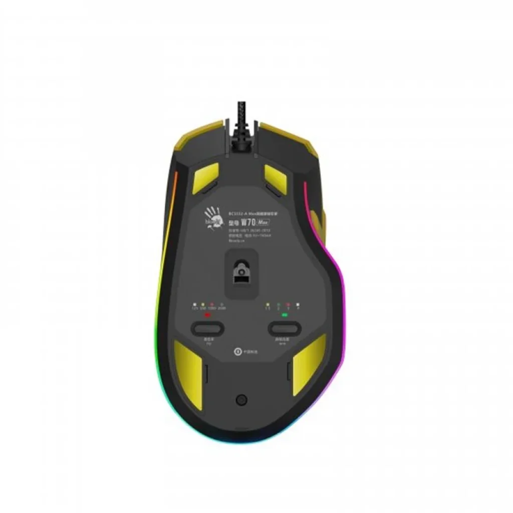 Миша A4Tech Bloody W70 Max Punk Yellow, W70 Max Bloody (Punk Yellow) UA