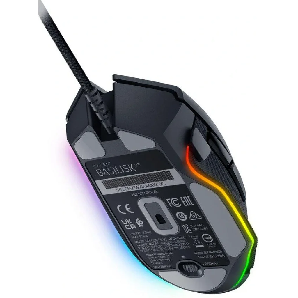 Мышь Razer Basilisk V3 (RZ01-04000100-R3M1) Black USB UA