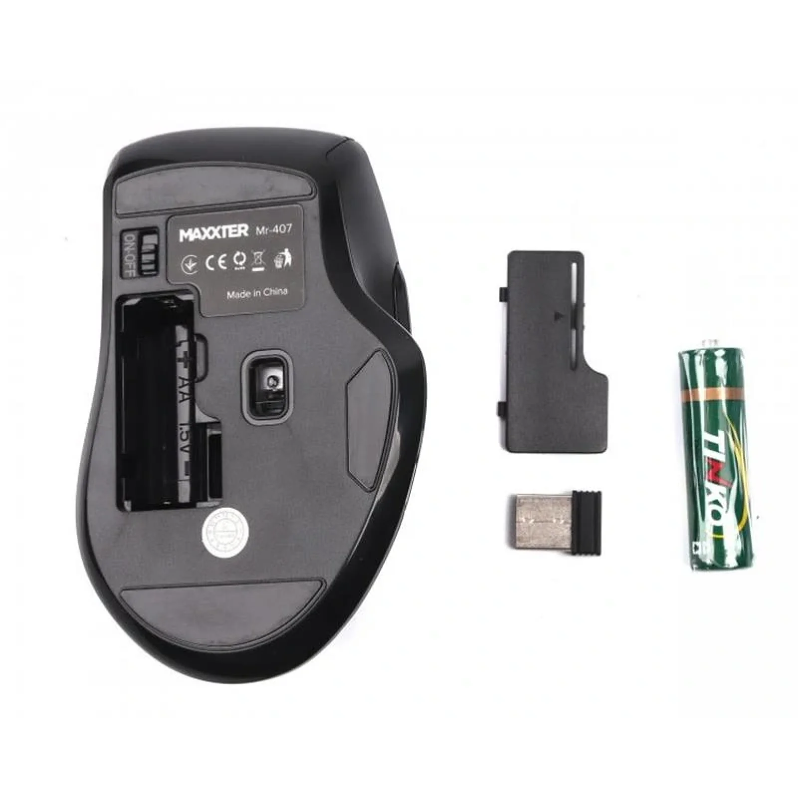 Мышь беспроводная Maxxter Mr-407 Black USB UA