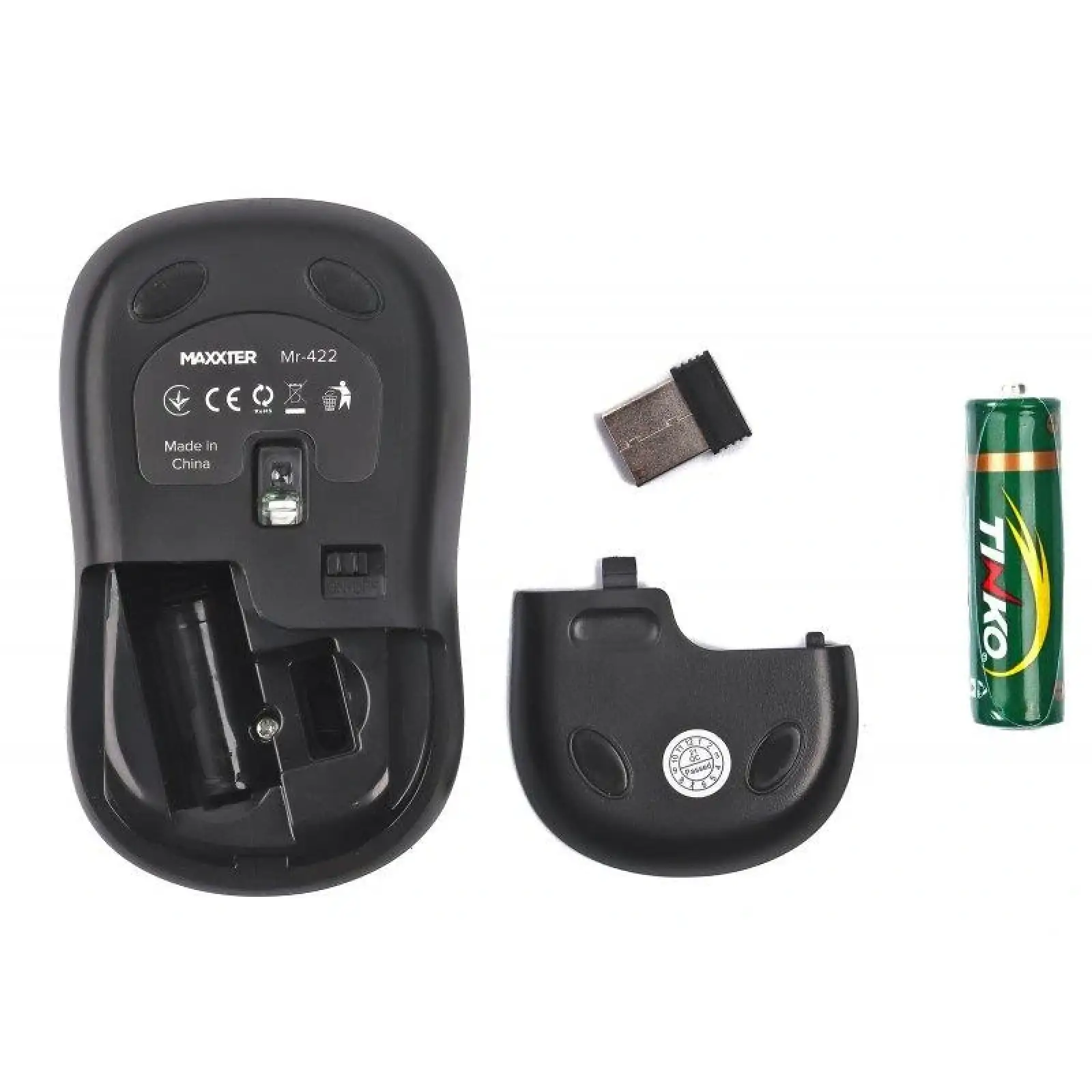 Миша беспроводная Maxxter Mr-422 Black UA