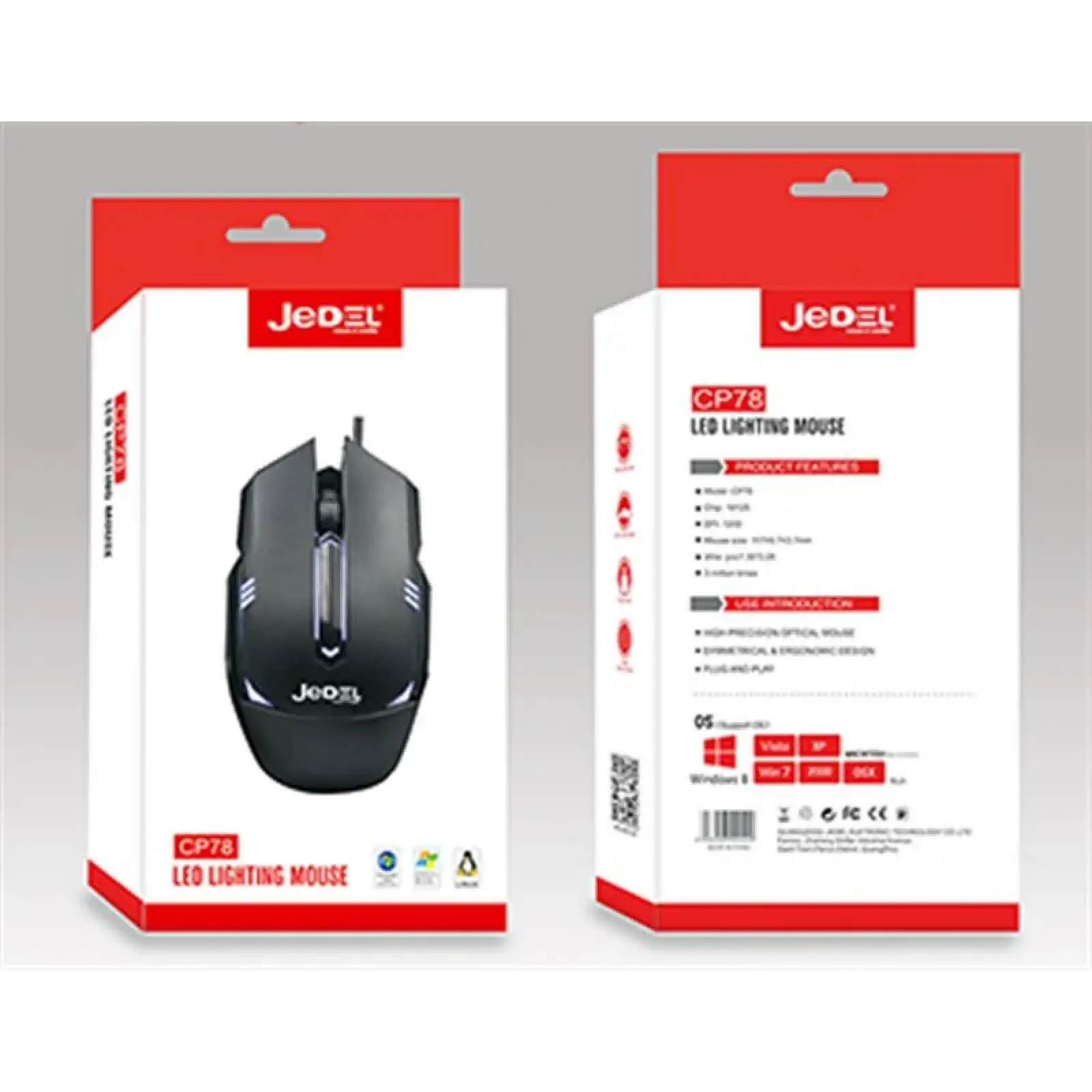 Мышь Jedel CP78 Black UA