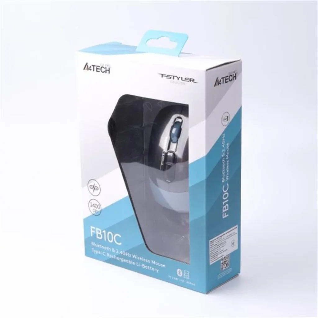 Миша бездротова A4Tech FB10C Ash Blue USB, FB10C (Ash Blue) UA