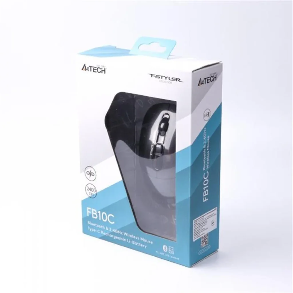 Миша бездротова A4Tech FB10C Stone Black USB, FB10C (Stone Black) UA