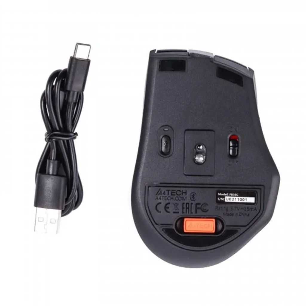 Миша бездротова A4Tech Fstyler FB35C Smoky Grey USB, FB35C (Smoky Grey) UA