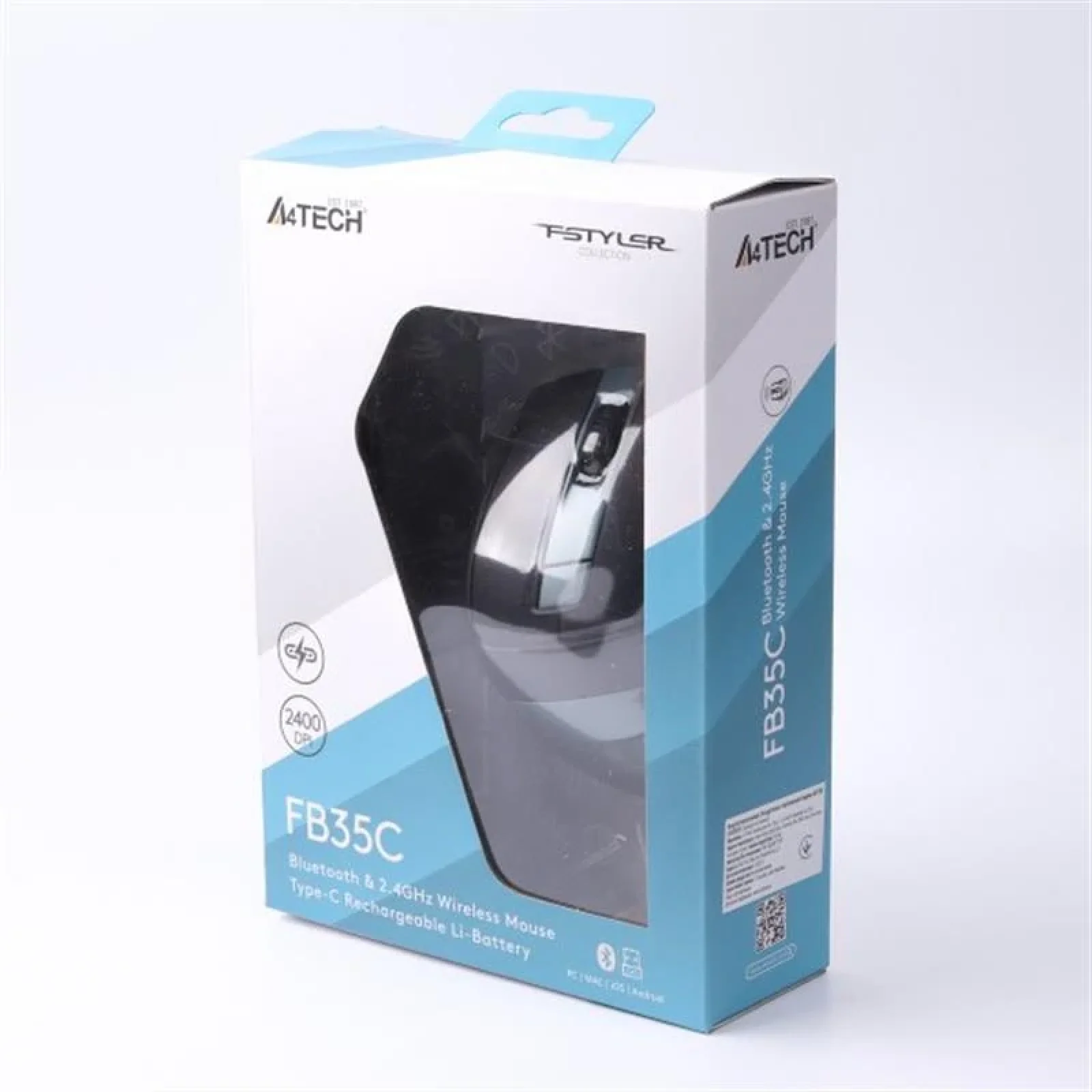 Мышь беспроводная A4Tech Fstyler FB35C Midnight Green USB, FB35C (Midnight Green) UA