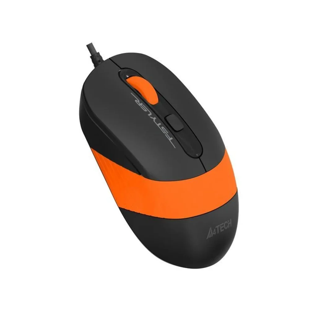 Миша A4Tech FM10S Orange/Black USB, FM10S (Orange) UA