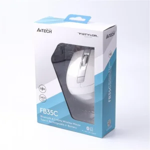 Миша бездротова A4Tech Fstyler FB35C Icy White USB, FB35C (Icy White) UA