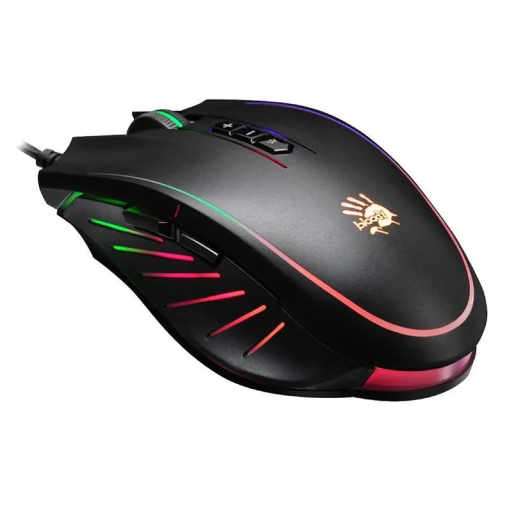 Мышь A4Tech Q81 Bloody Neon XGlide Curve Black USB, Q81 Bloody Curve UA