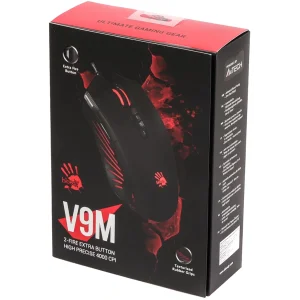 Мышь A4Tech V9M Bloody (Black) Extra Fire Button UA