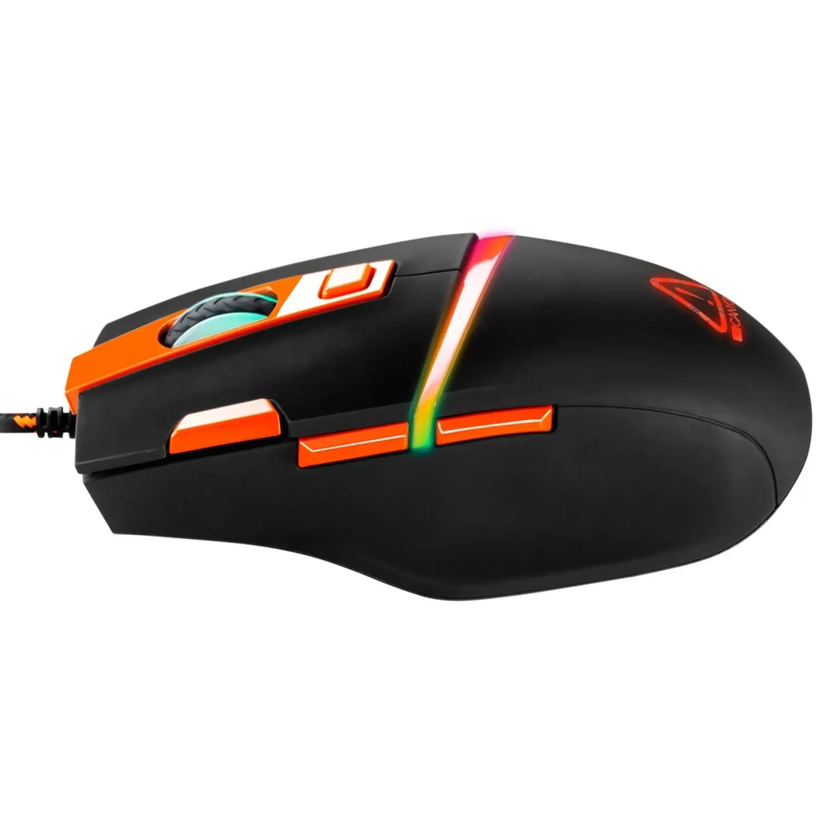 Миша Canyon Sulaco CND-SGM04RGB Black/Orange USB UA