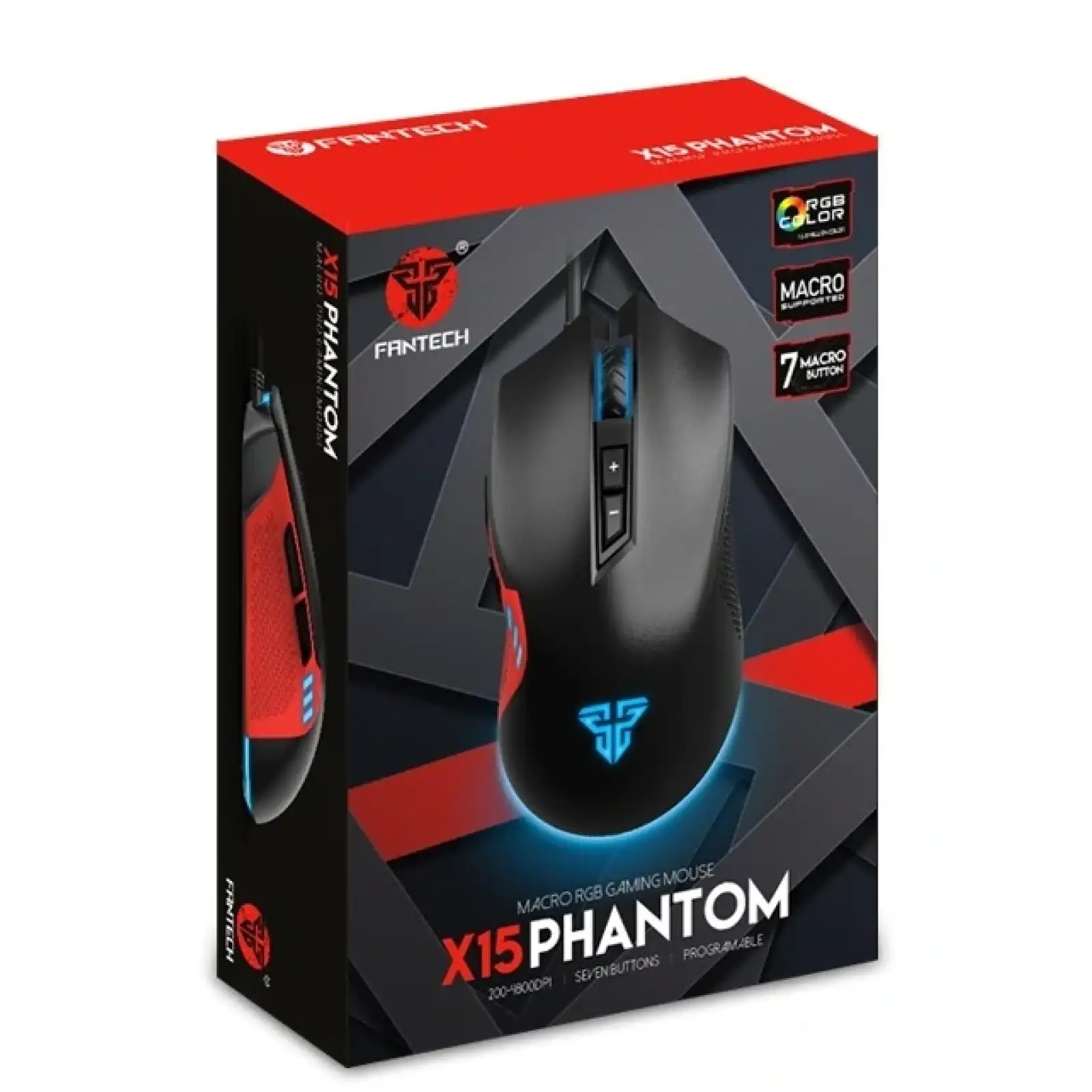 Мышь Fantech X15 Phantom/18575 Black USB UA