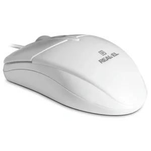 Мышь REAL-EL RM-211 White USB, EL123200014 UA