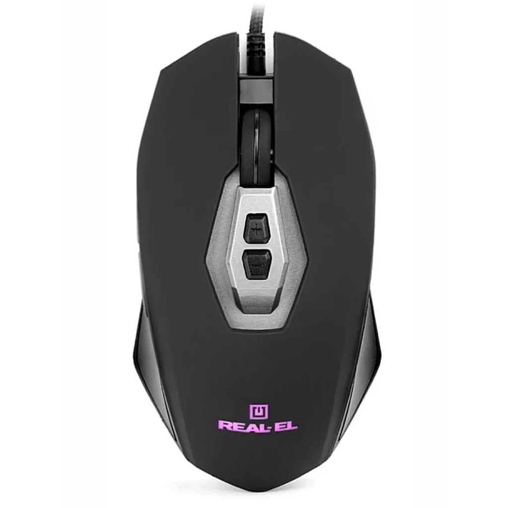Мышь REAL-EL RM-525 Black USB, EL123200029 UA